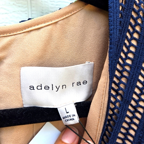 Adelyn Rae Green Floral Lace Mini Dress - Picture 3 of 9